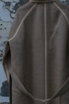 Mutedance 24 Autumn and Winter Double Breasted Lapel Jacket MD-MD24FW03-SAND